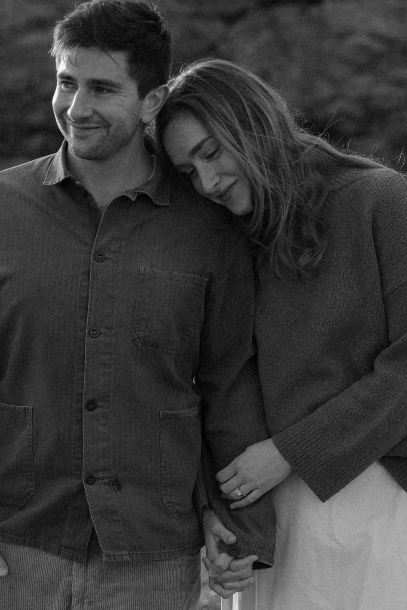 Southern Maine Beach Engagement Session | Sophie + Daniel