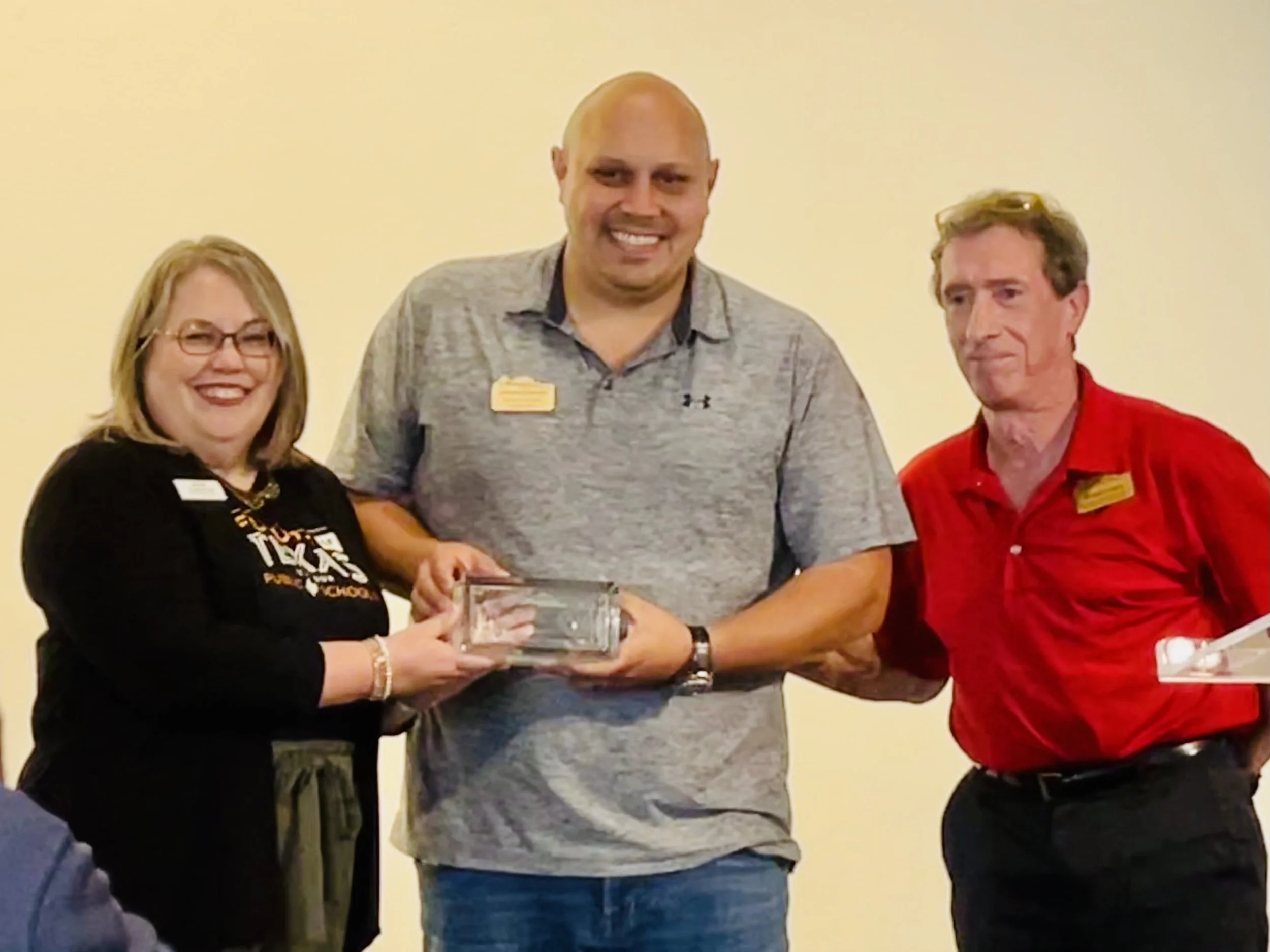 GISD CTE Director Bretton Schulz Presented with Chamber of Commerce Cornerstone Award