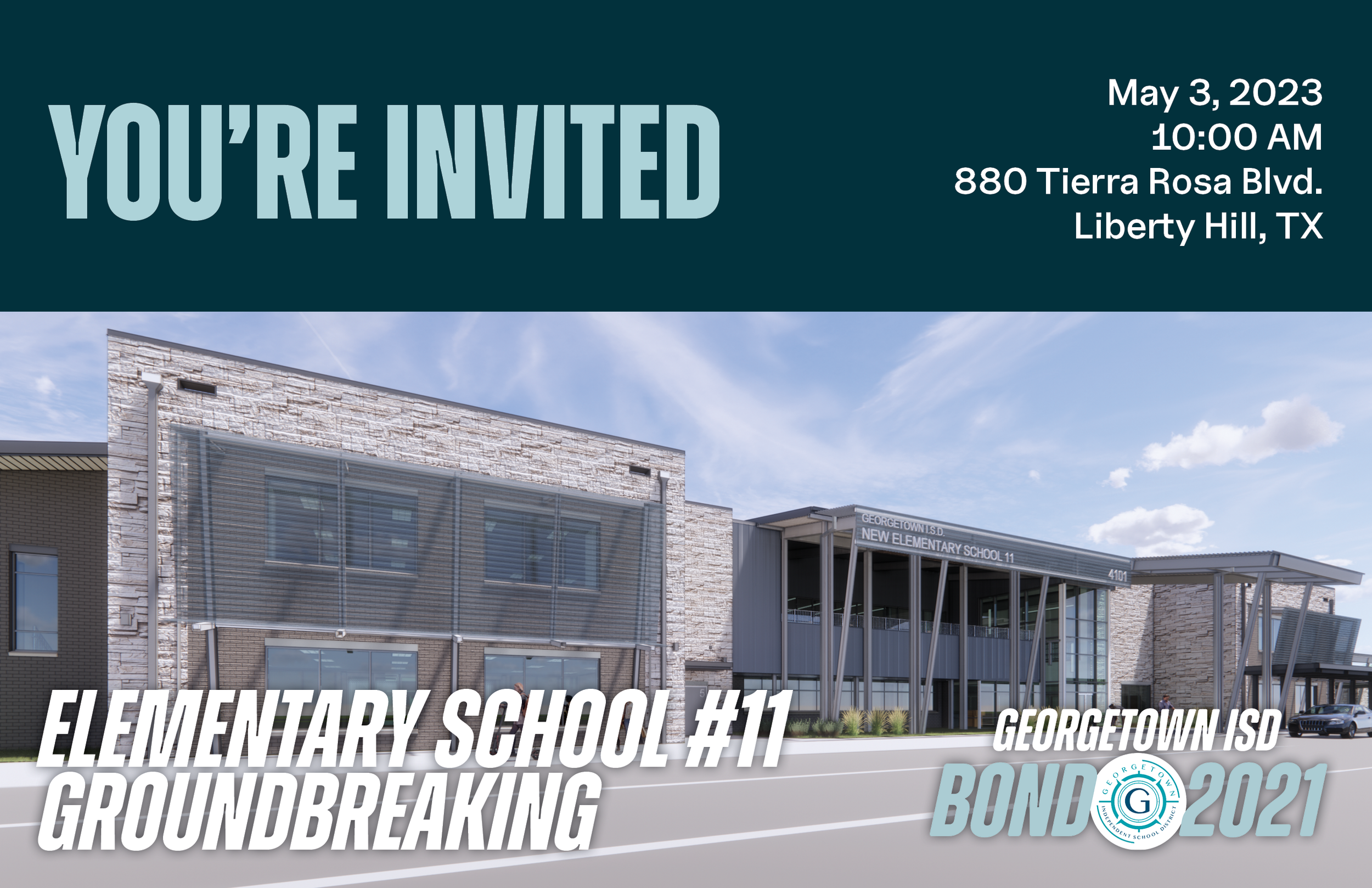 You’re invited! Join us for the Elementary School No. 11 Groundbreaking May 3
