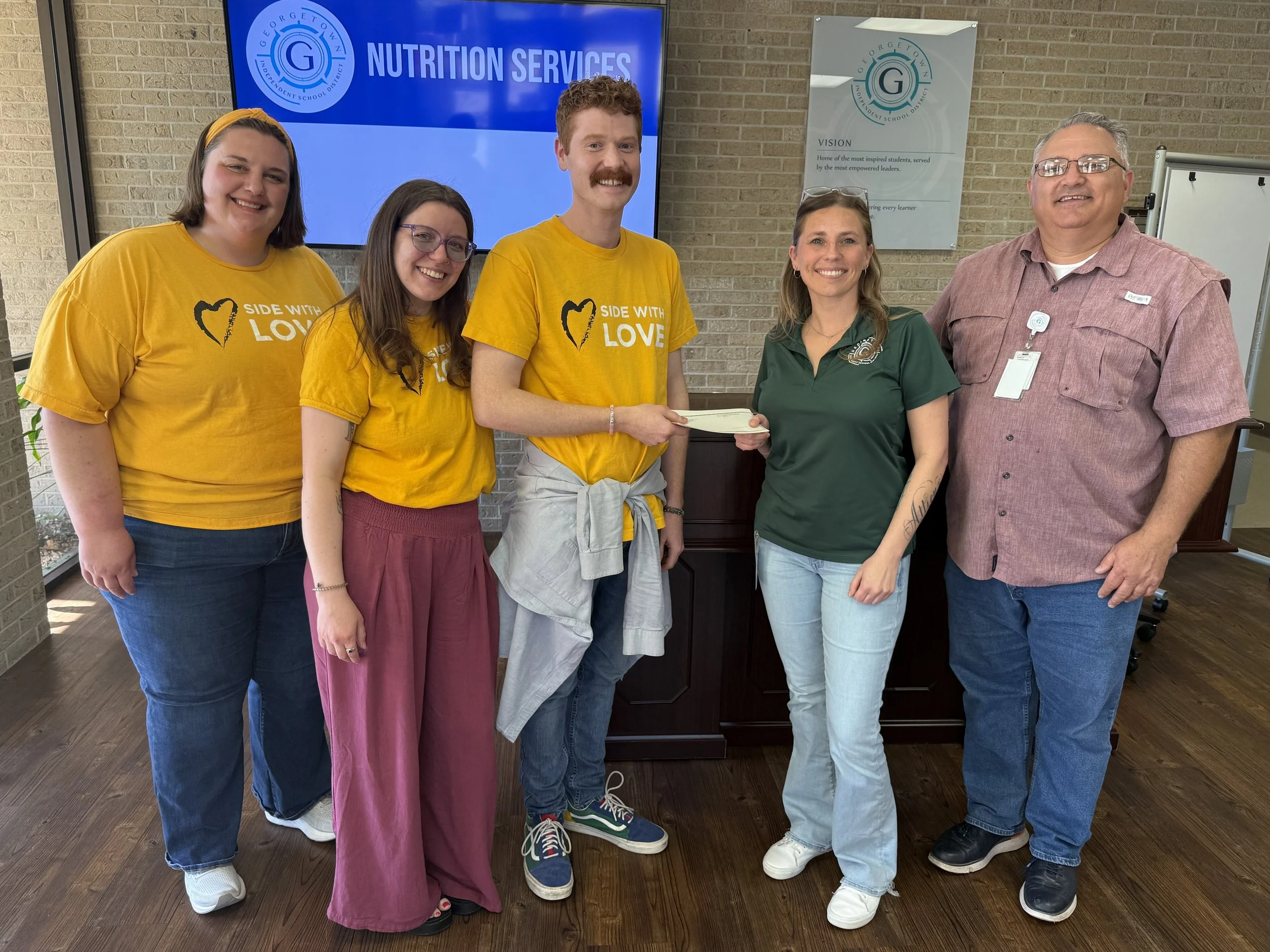 San Gabriel Unitarian Universalist Church Donation Clears Student Meal Balances in Georgetown ISD
