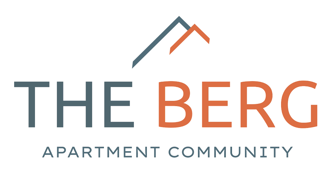 Logo for The Berg in Milton Wisconsin a new multi-family building offering in-unit laundry, pet friendly community, and modern finishes.