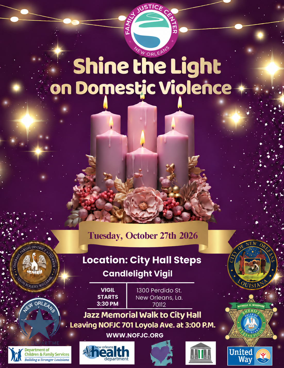 Shine the Light Candlelight Vigil