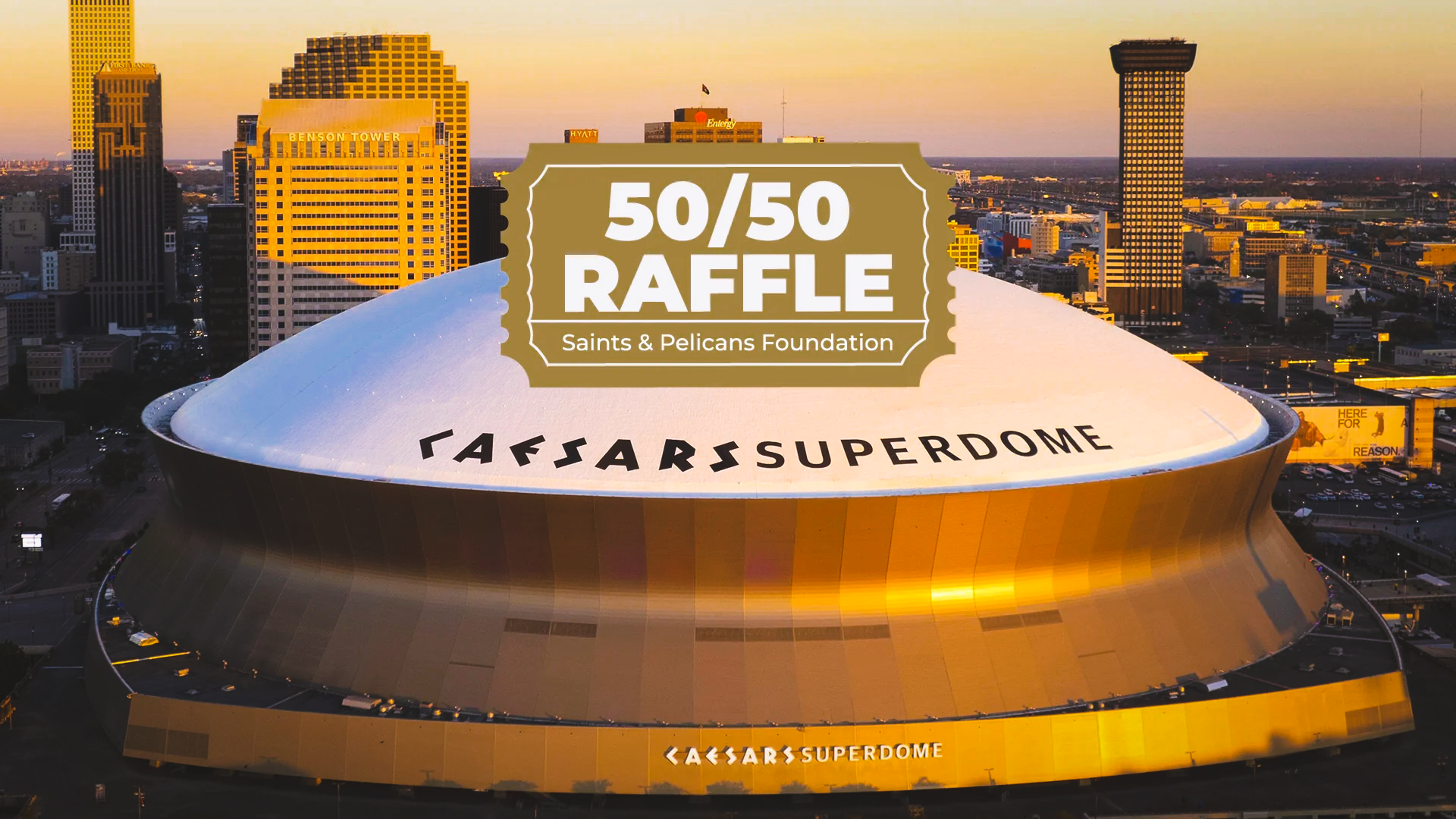 Saints V.S. Bears 50/50 Raffle!!!