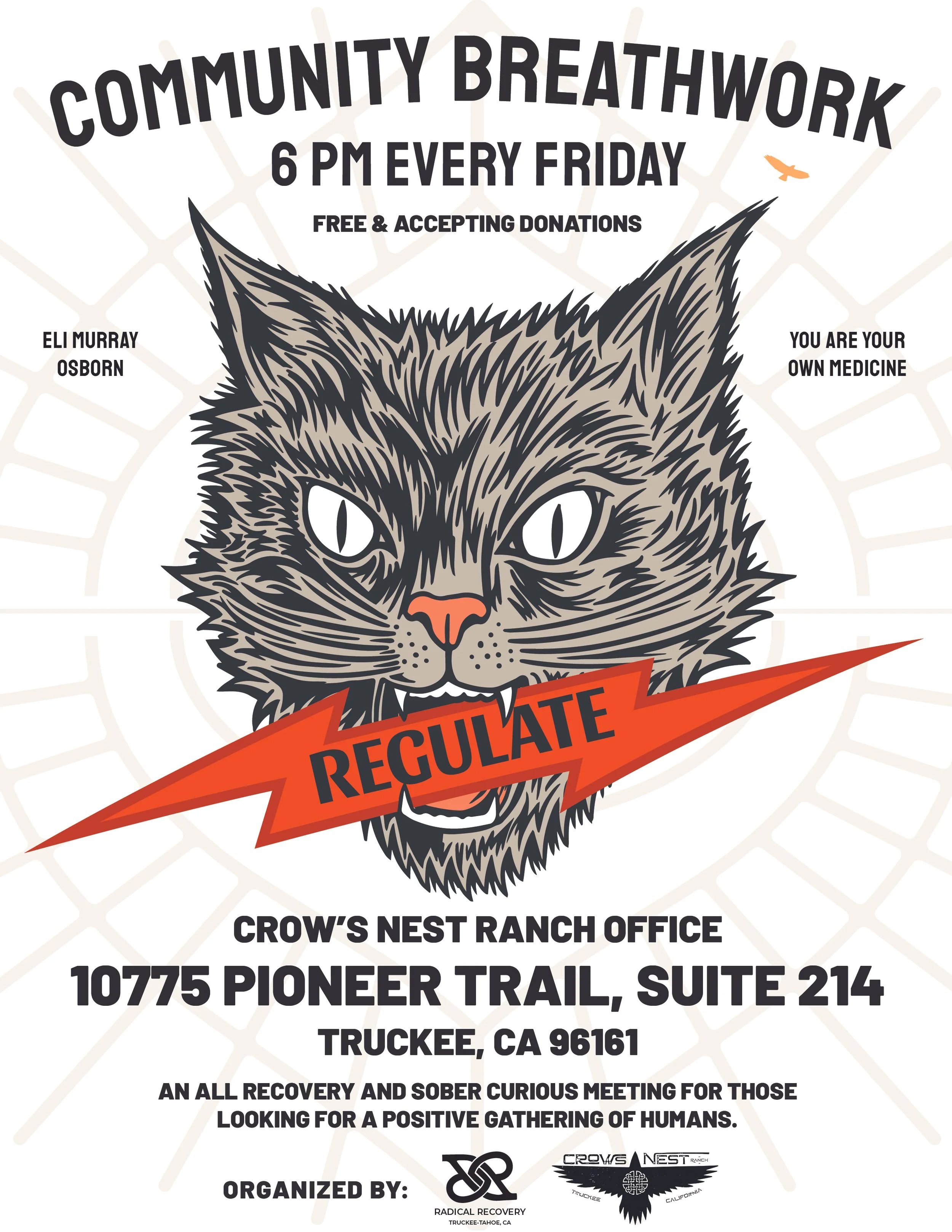 Free All Recovery Community Breathwork in Truckee &amp; Lake Tahoe