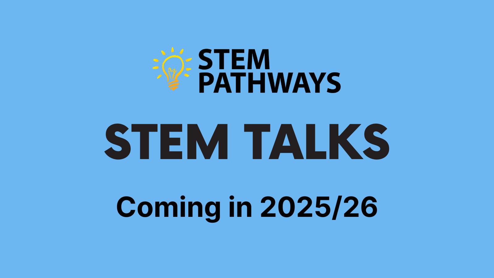STEM Talks: 2025/26 Events