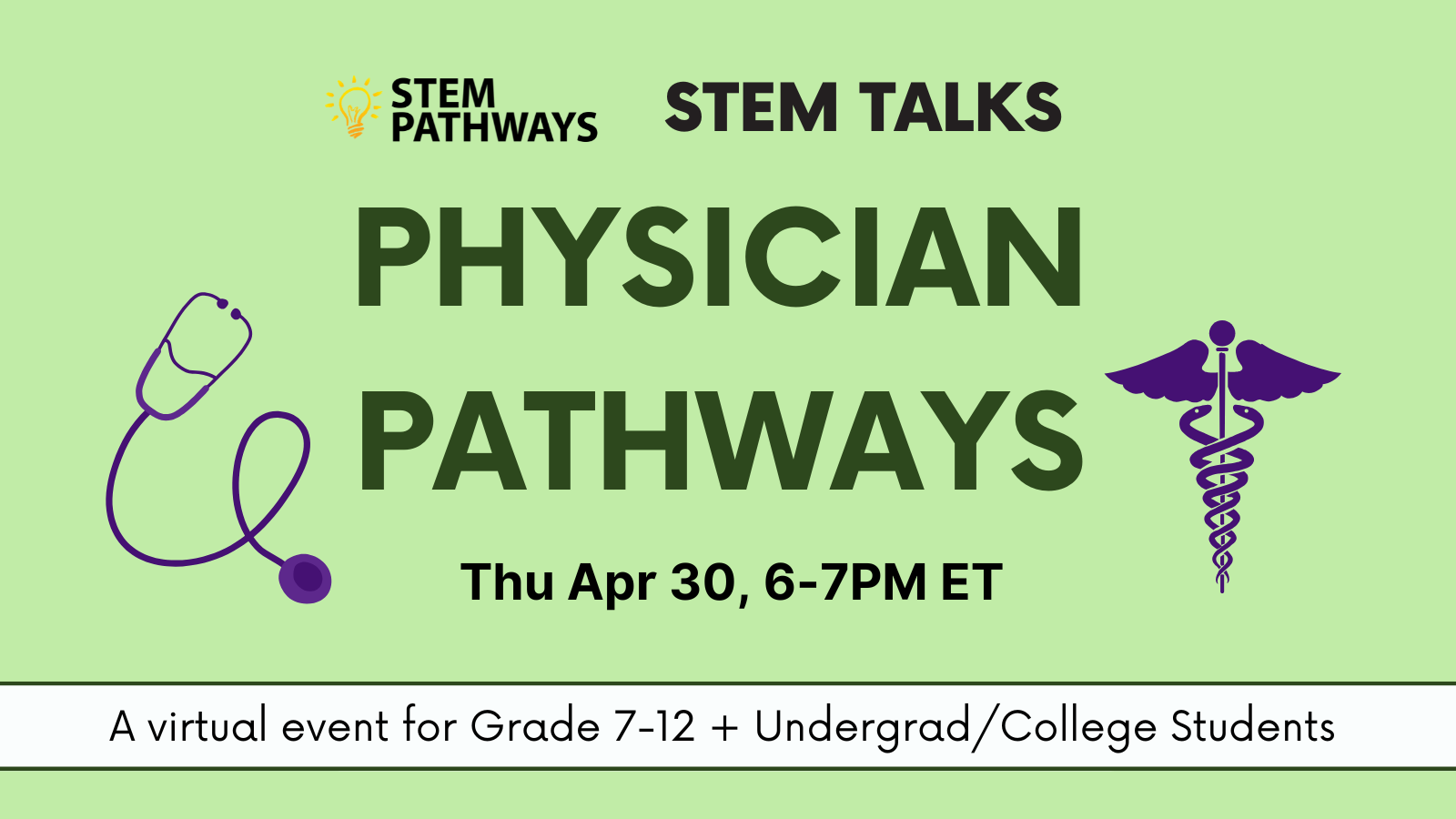 STEM Talks: Physician Pathways