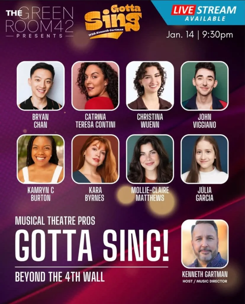 Júlia will perform at The Green Room 42 this January. Get your tickets!  