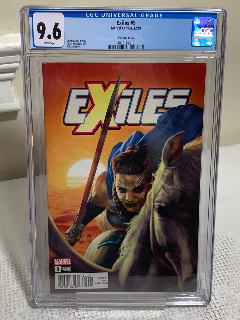 Exiles 9 Rahzzah Variant CGC 9.6 — Fandamn Collectibles