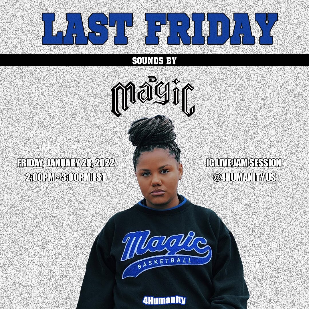 We are super excited to have @yagirldjmagic mixing live on our Instagram this Friday between 2PM-3PM EST! 

Magic has been a music connoisseur since birth and has an impressive record of controlling crowds utilizing her DJ skills. Tune in to see for 