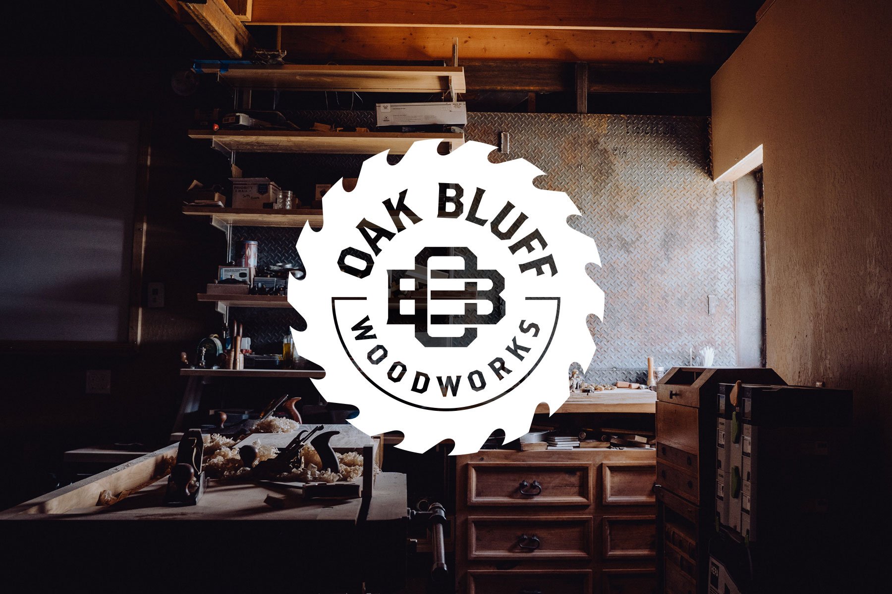 Oak Bluff Woodworks Logo Design