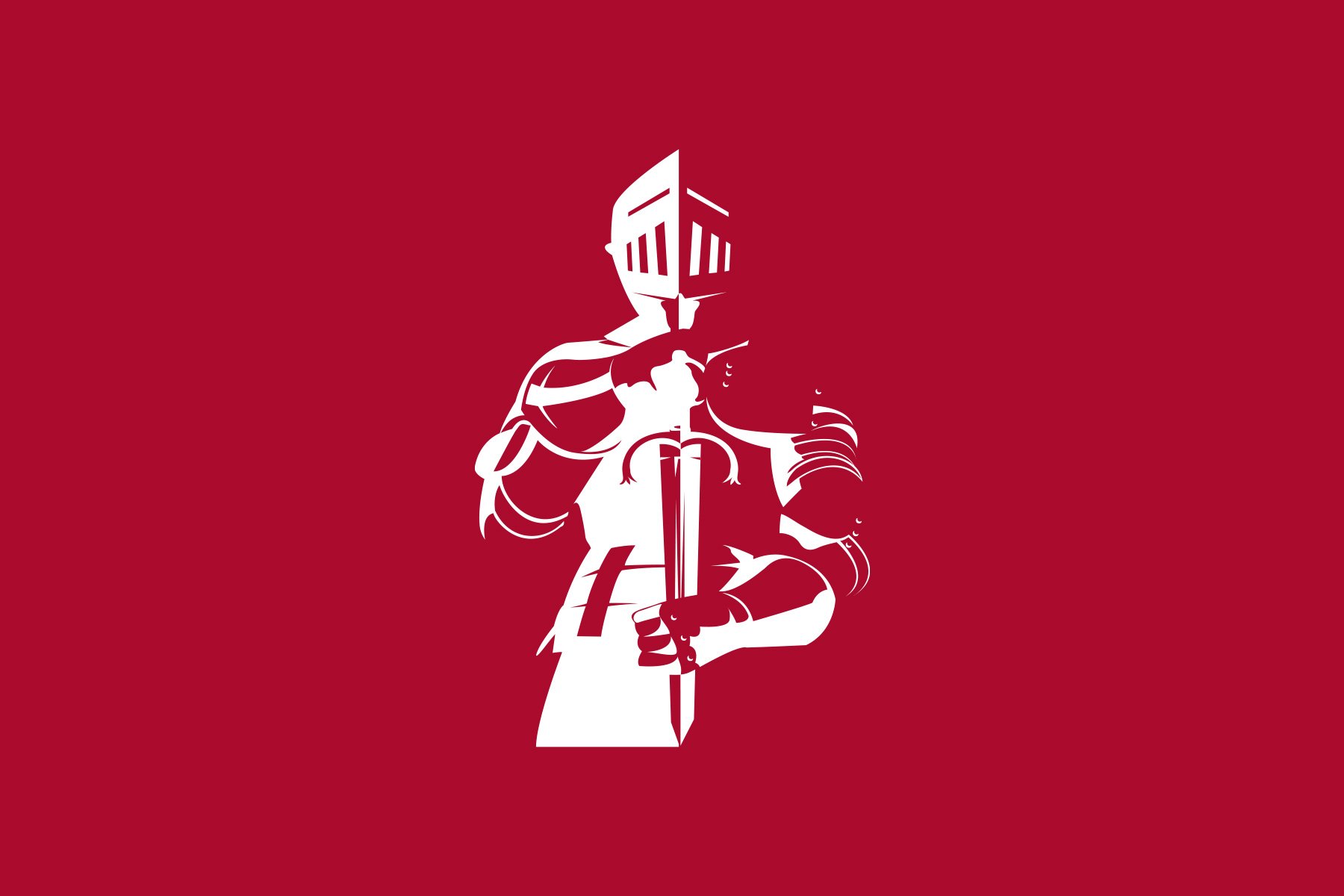 Christian Fellowship School Knight Logo Design
