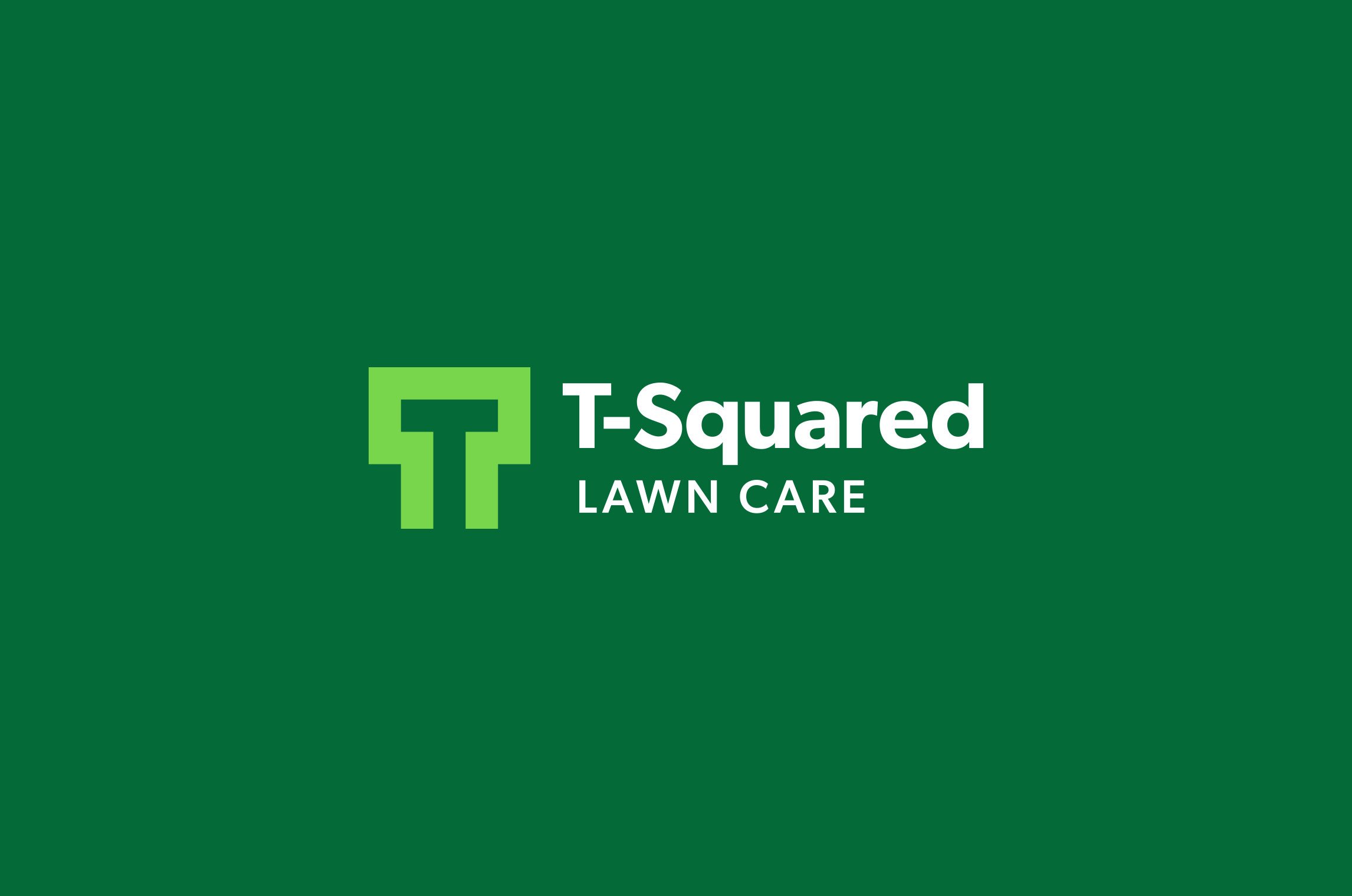 T-Squared Lawn Care Logo Design