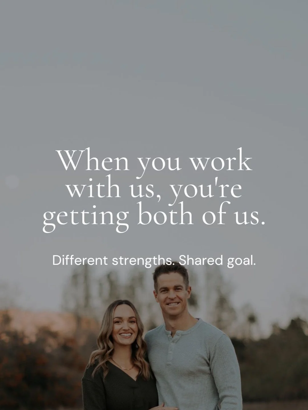 If you&rsquo;ve ever wondered who does what around here... this pretty much sums it up.

Kyle is the strategy, negotiations, and &ldquo;let&rsquo;s solve this&rdquo; person.

Adrienne is the details, deadlines, marketing, escrow, and &ldquo;don&rsquo