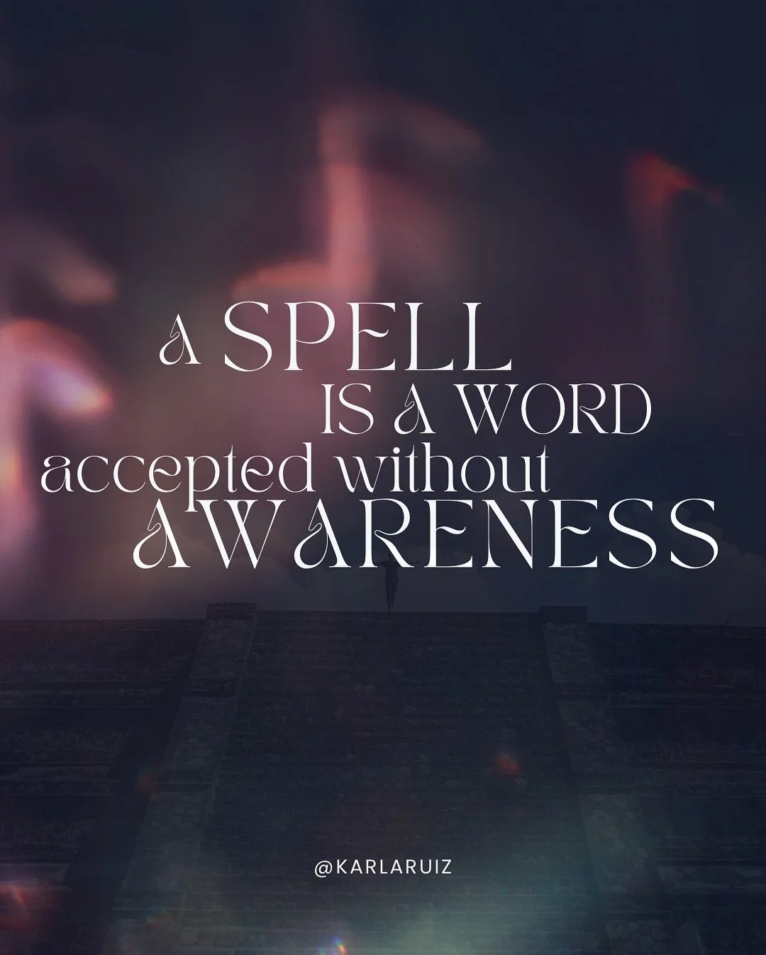 🌀A spell is a word accepted without awareness. 
Freedom begins the moment you question what you once agreed to.
🔥 Women of the Smokey Mirror, rewriting your story into freedom.
❤️ We start October 16, link in bio to enroll!