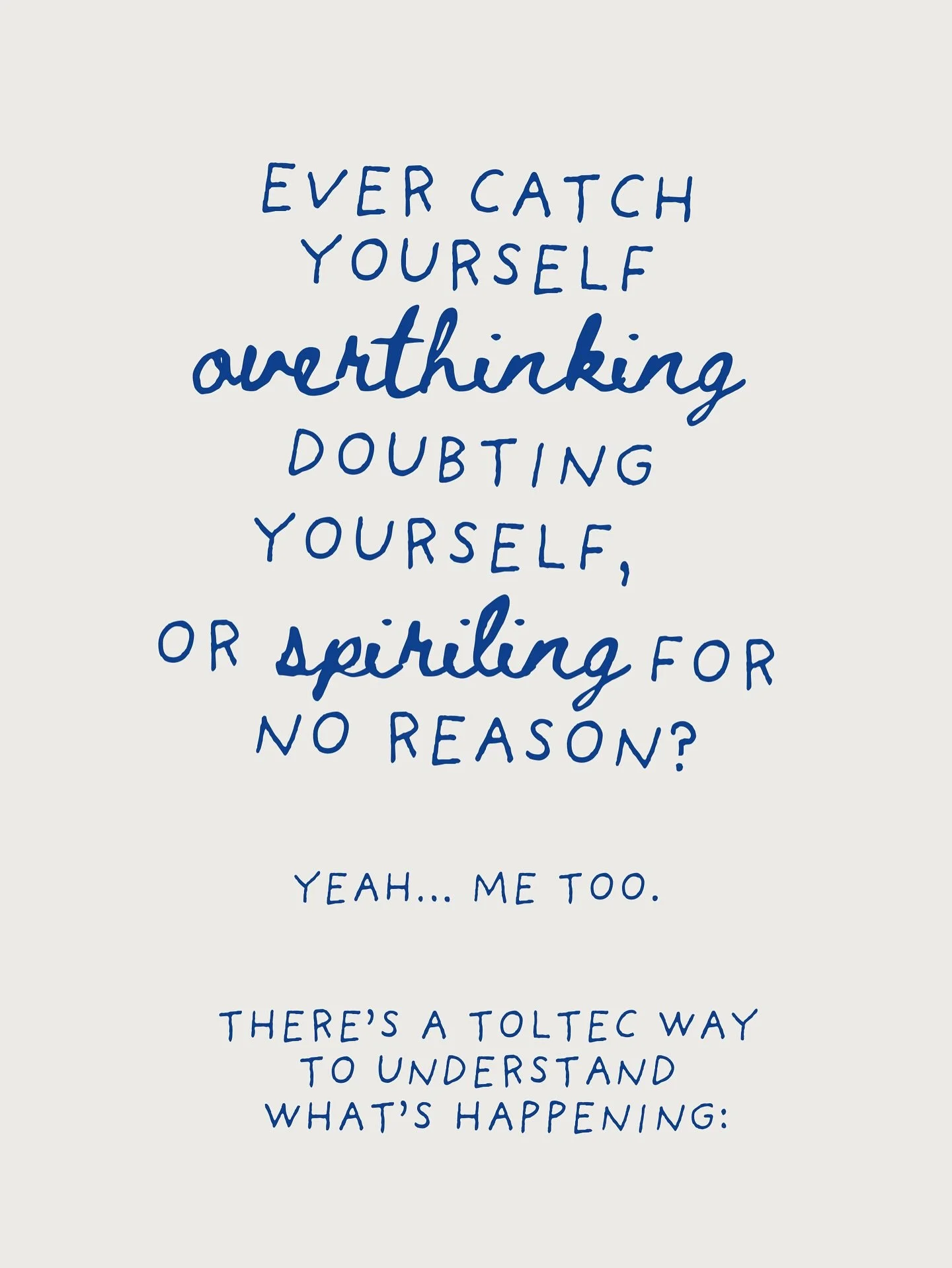 We all have a little chaos inside us. That inner voice that overthinks, doubts, and pulls us away from peace.
In Toltec wisdom, it has a name: The Parasite.
The way we learned that inner voice, and the way we see the world: The Smokey Mirror.
Once yo