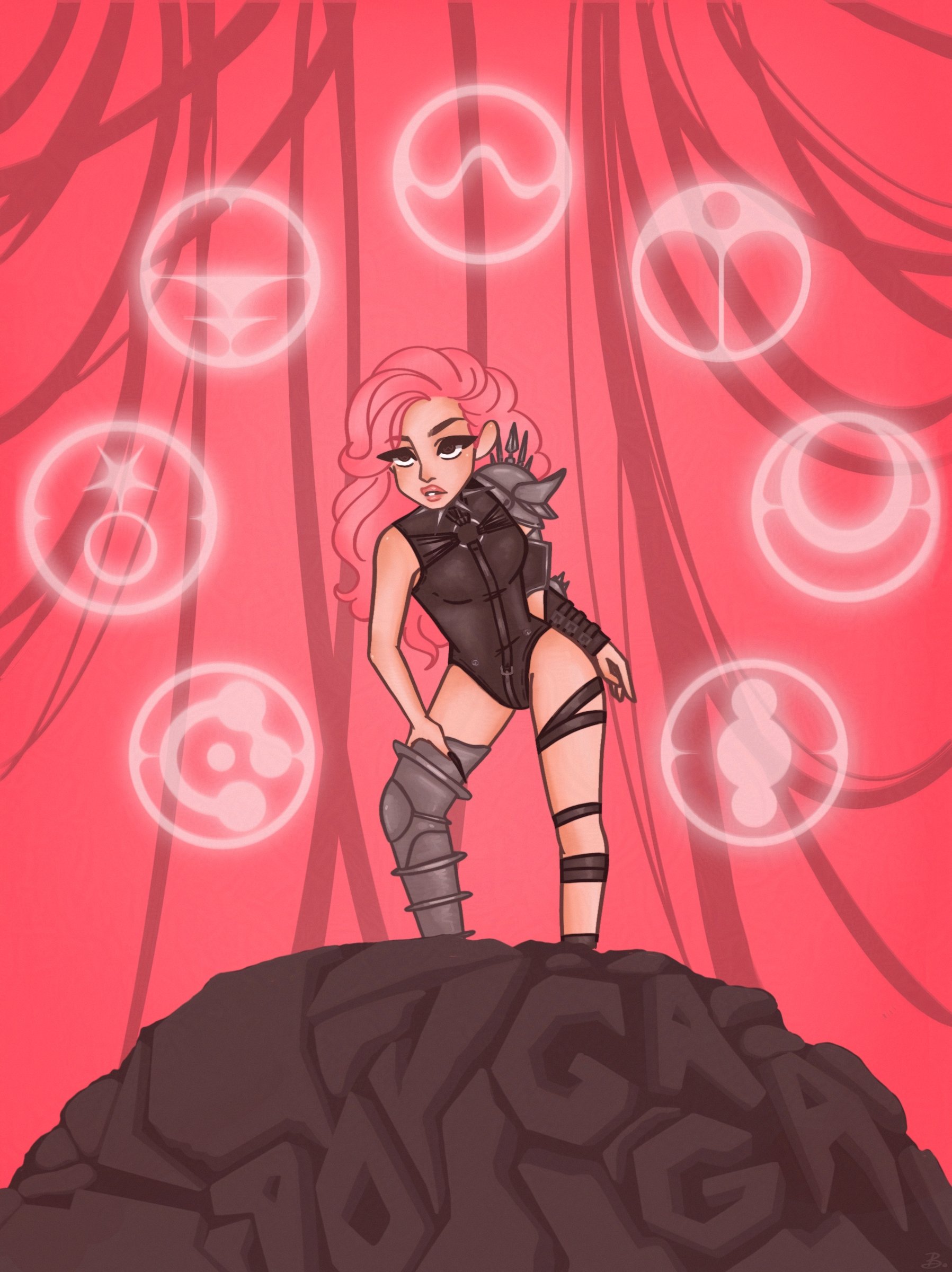 Lady Gaga Gig Poster Mockup (2021)