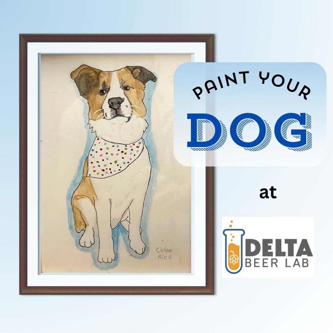 Paint your Dog at Delta Beer Lab (Thursday, July 24, 6-8 pm)