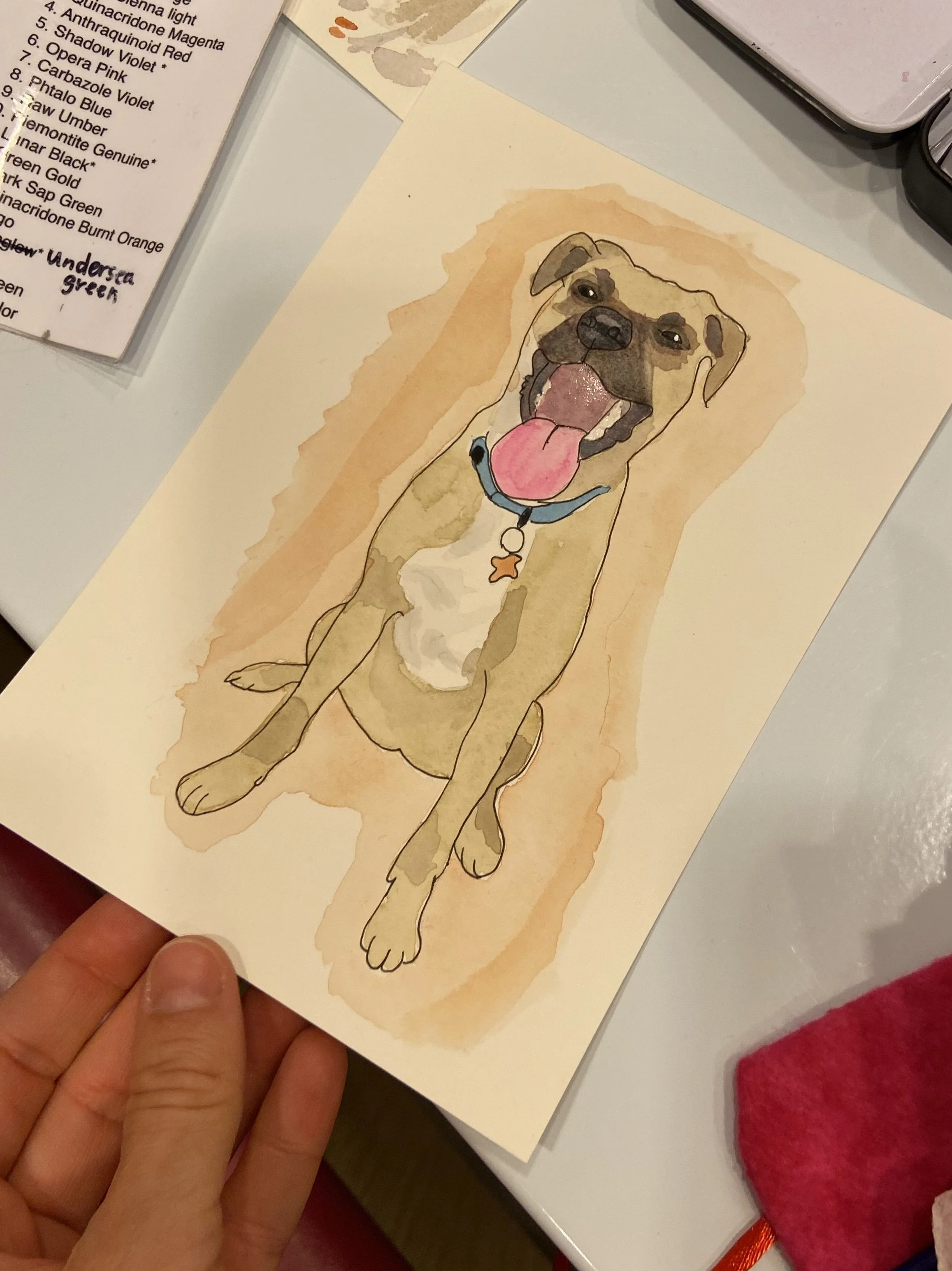 Paint your Dog Night at LaGrotta Wine Bar in Lodi