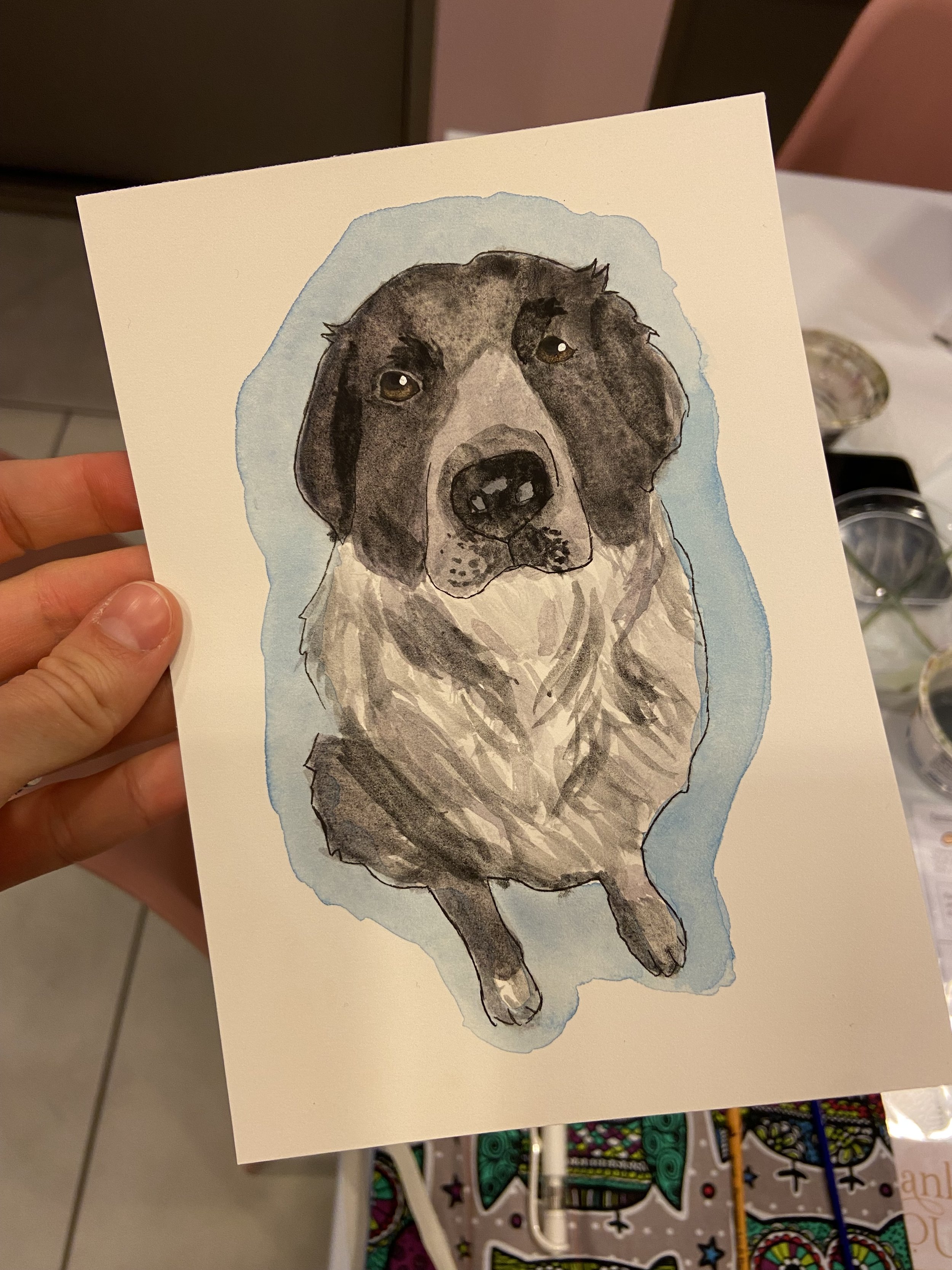 Paint your Dog Night at La Grotta Wine Bar in Lodi, WI