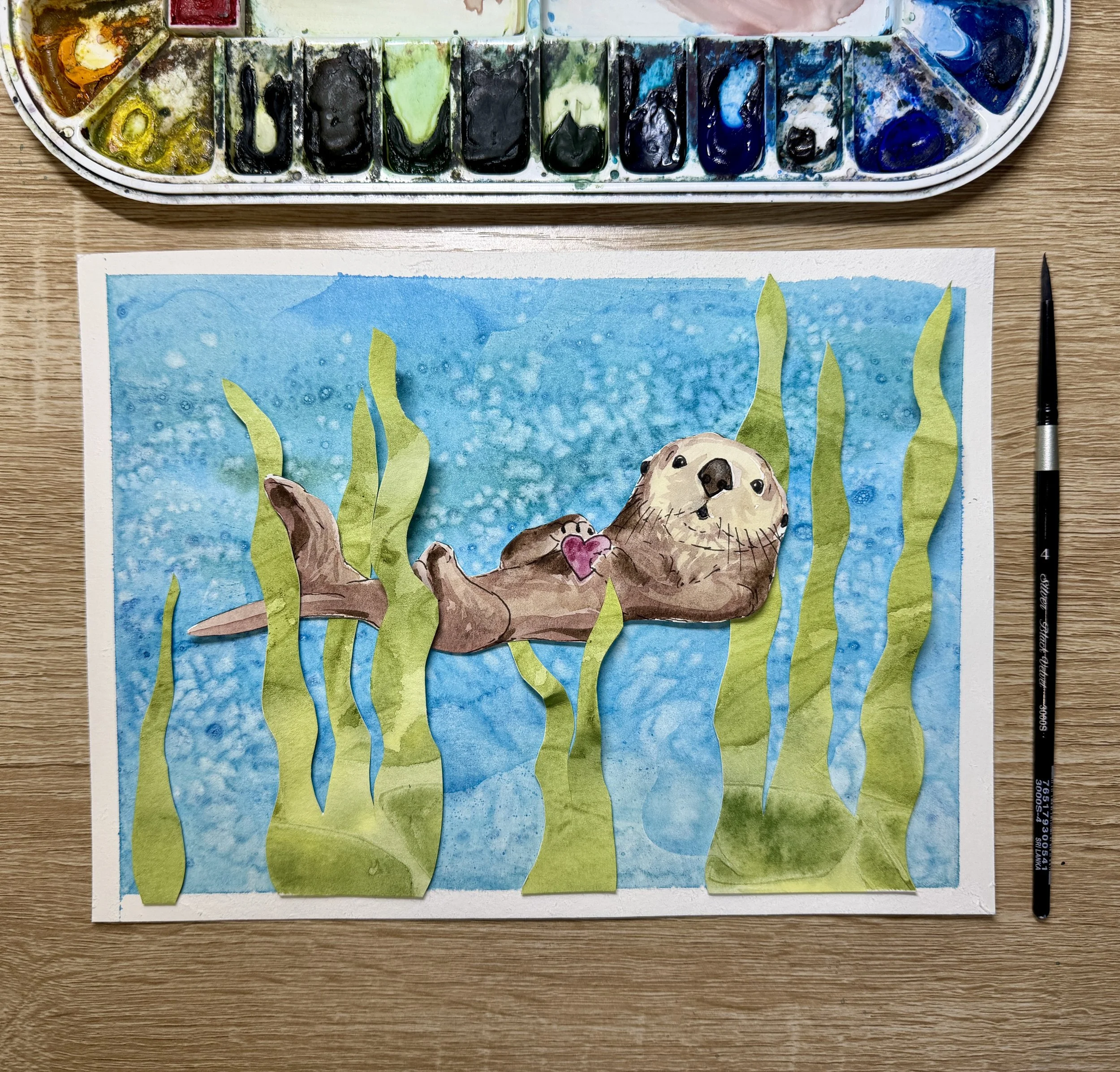 Paint with Me! (Adult + Child)  Sea Otter
