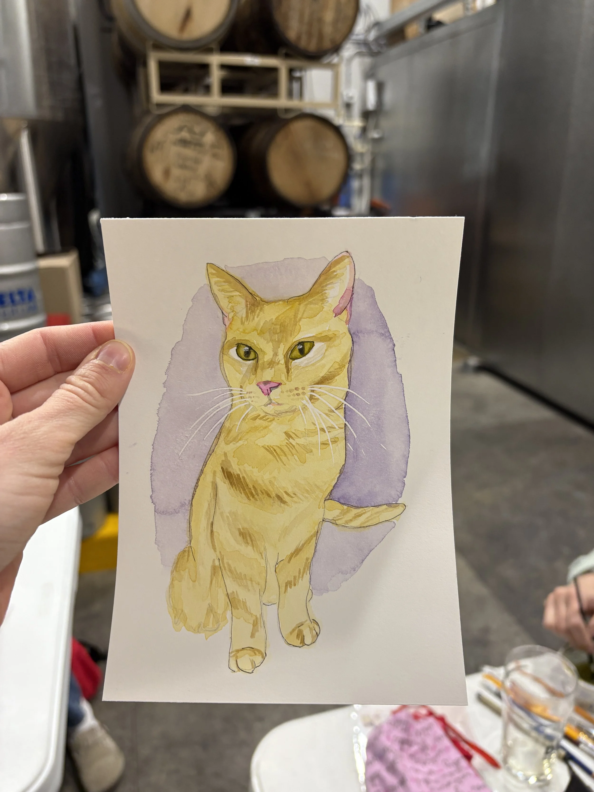 Paint your Cat Night at Delta Beer Lab