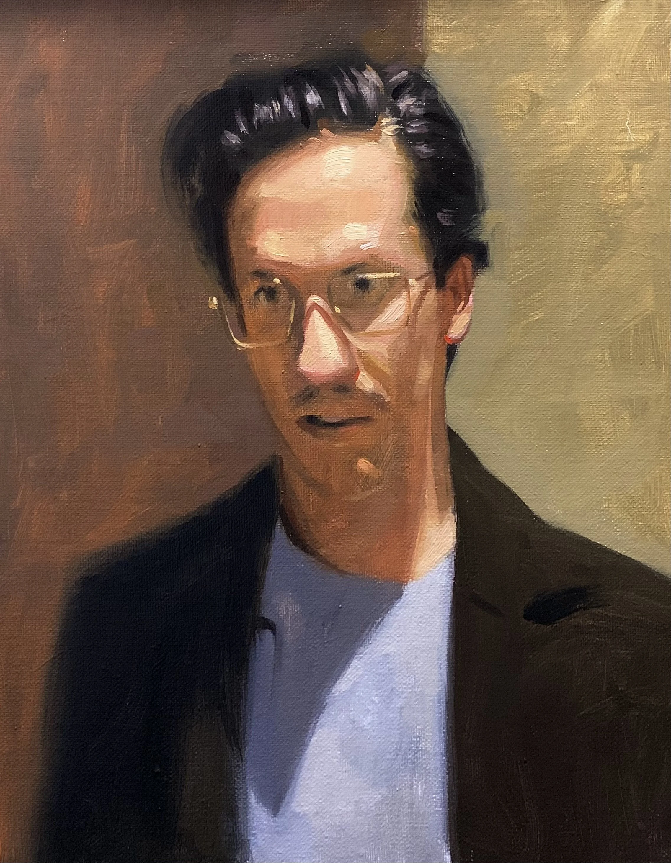 Untitled, 14 x 11, Oil on Board (2021)