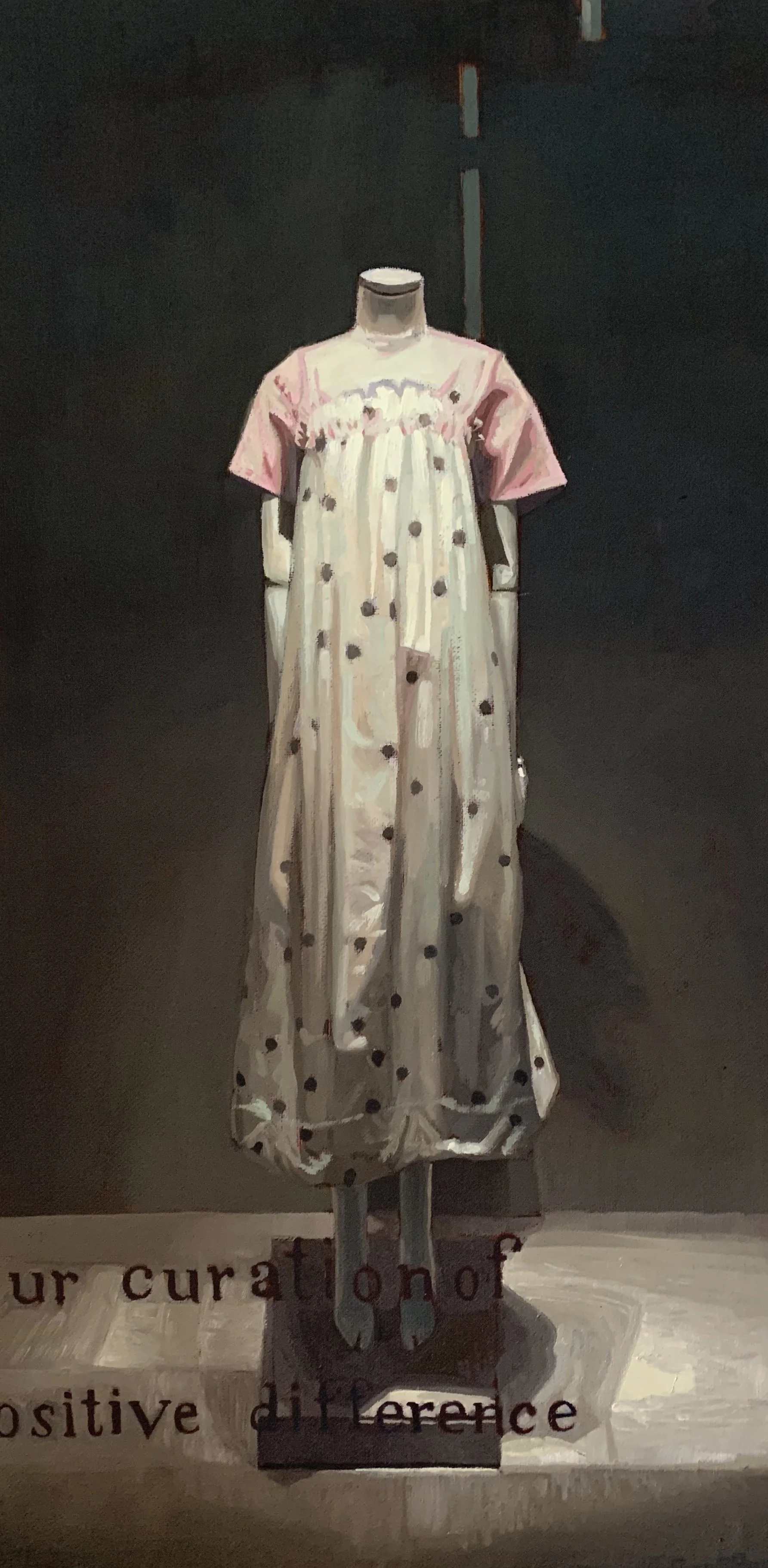 Untitled, 24 x 12, Oil on Board (2021)