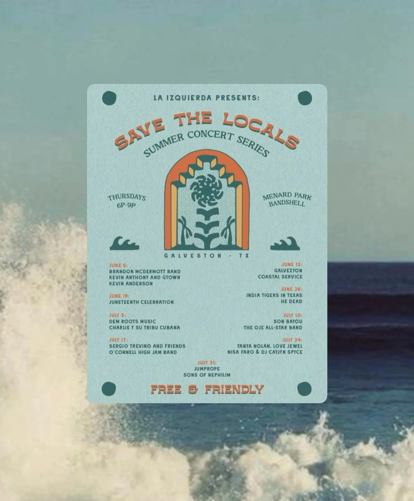 Most recent jam for the fam over at @laizquierdafest 

{Art Direction &amp; Design by yours truly}

🌊🌊🌊💐💐💐🌊🌊🌊