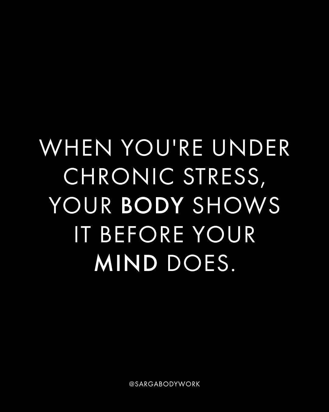 Ever noticed how chronic stress rounds your shoulders?
Shortens your breath?
Makes you tense? 😬

That&rsquo;s not necessarily a &ldquo;bad habit&rdquo;, or &ldquo;poor posture.&rdquo;
It&rsquo;s often our fascia responding to an internal state. 🕸️
