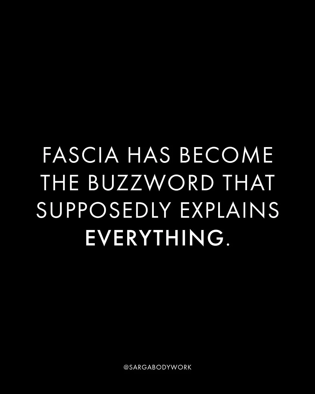 Have you noticed fascia becoming the explanation for everything lately? 🤔

We&rsquo;re seeing some fascinating claims in wellness communities.
Some of these ideas sound scientific, but when you look for the actual research, it&rsquo;s often not ther