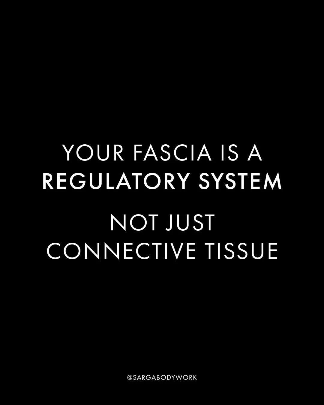 The fascia research coming out keeps reframing how we see and understand the body.

A 2024 review published in Frontiers in Neurology establishes fascia as a regulatory system in health and disease.

Here&rsquo;s what that means:

Fascia is highly in