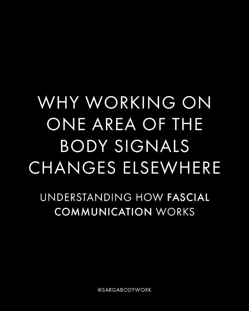 Remote myofascial effects aren&rsquo;t a bonus side effect of massage and bodywork.
They&rsquo;re a core strategy worth understanding. 🧠

Research shows that plantar work (work on the feet) improves cervical mobility (flexibility in the neck).

This