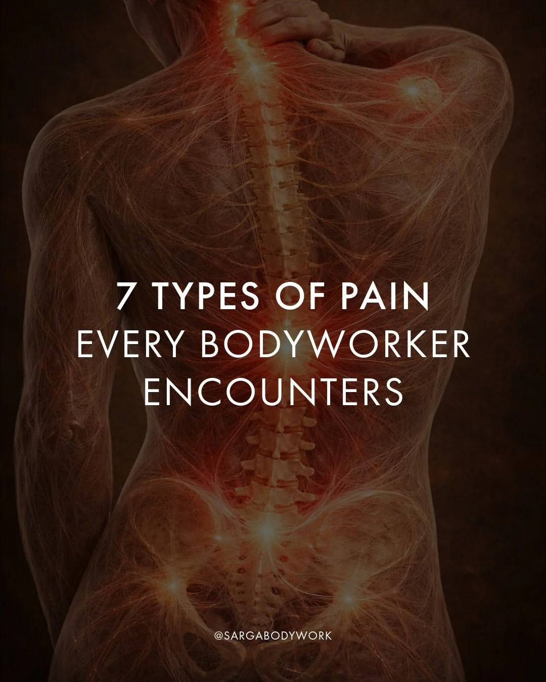 In practice, pain is never simple.

Many clients present with mixed pain - multiple types happening at once.

Someone with chronic lower back pain might have muscle strain (nociceptive), nerve compression (neuropathic), and nervous system sensitizati