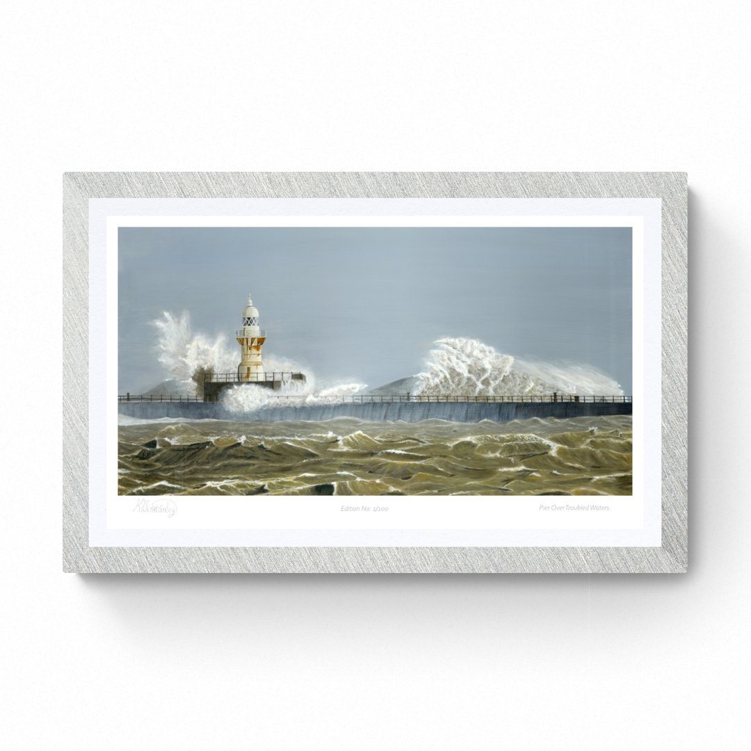 Pier Over Troubled Waters in grey frame.jpg