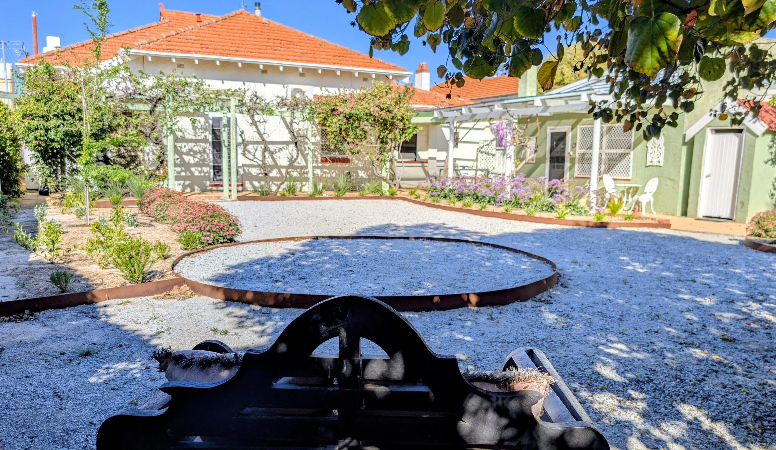 Outdoor garden space