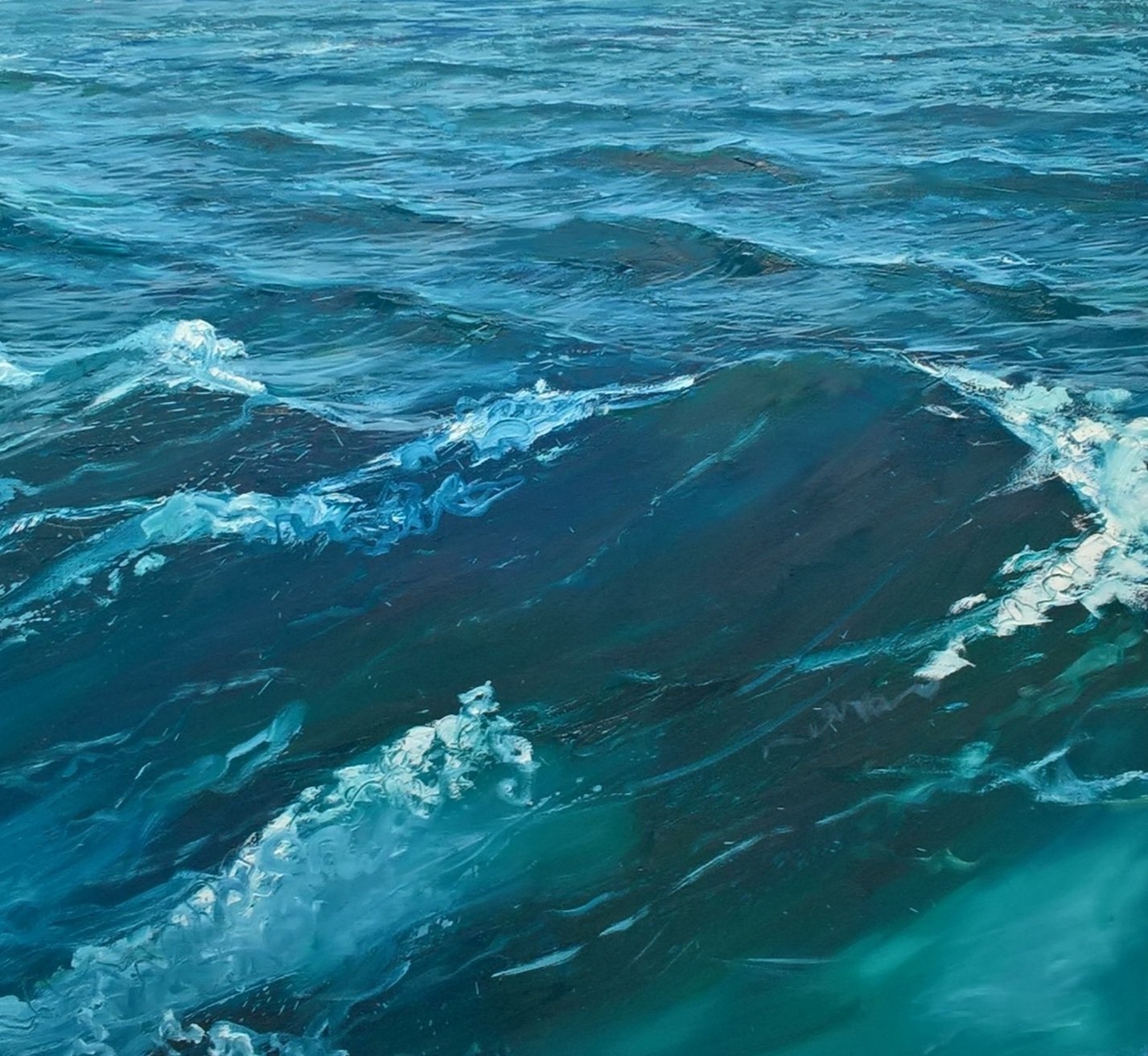 Seascape, oil on canvas