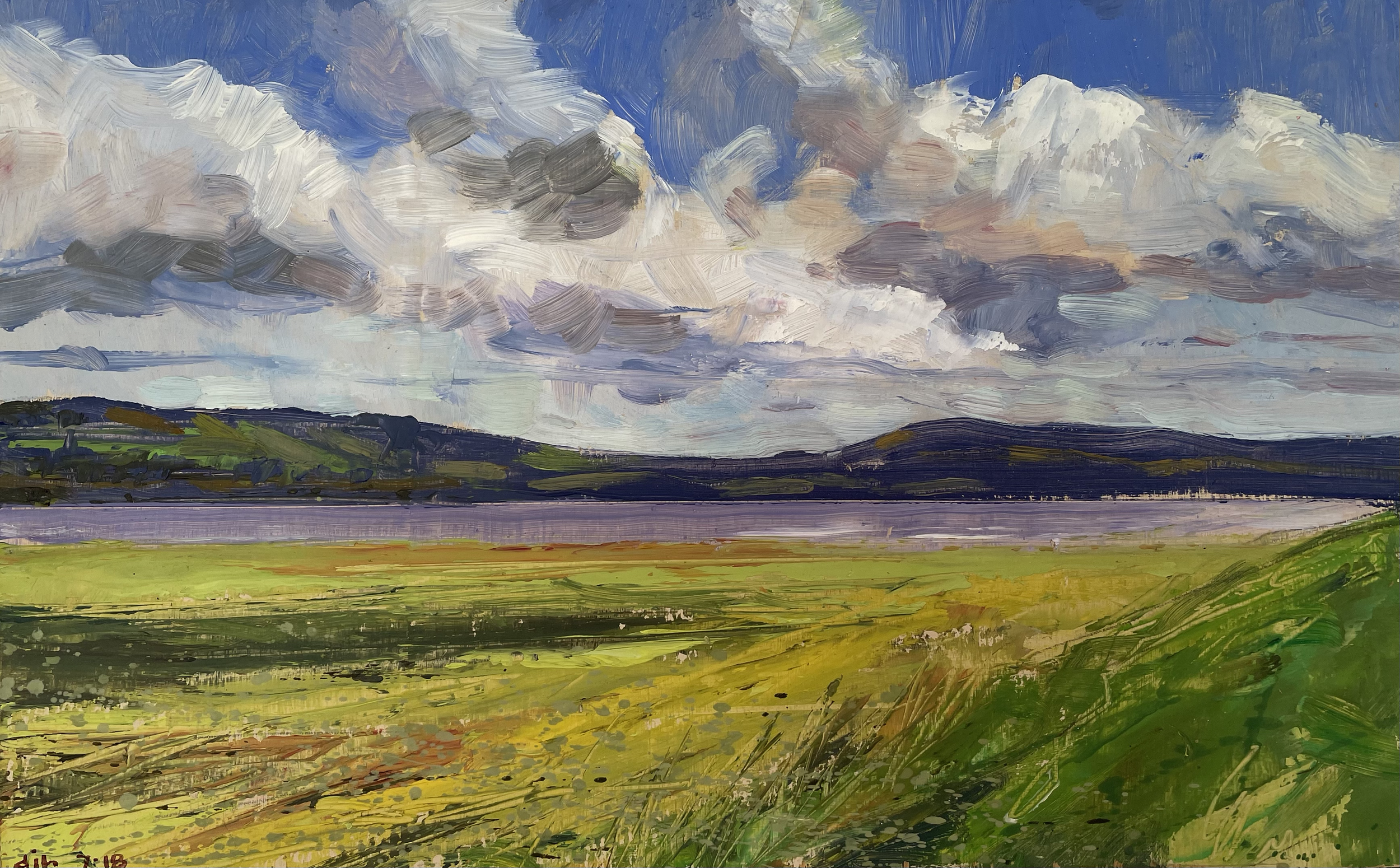 Oldbury-On-Severn, oil on board