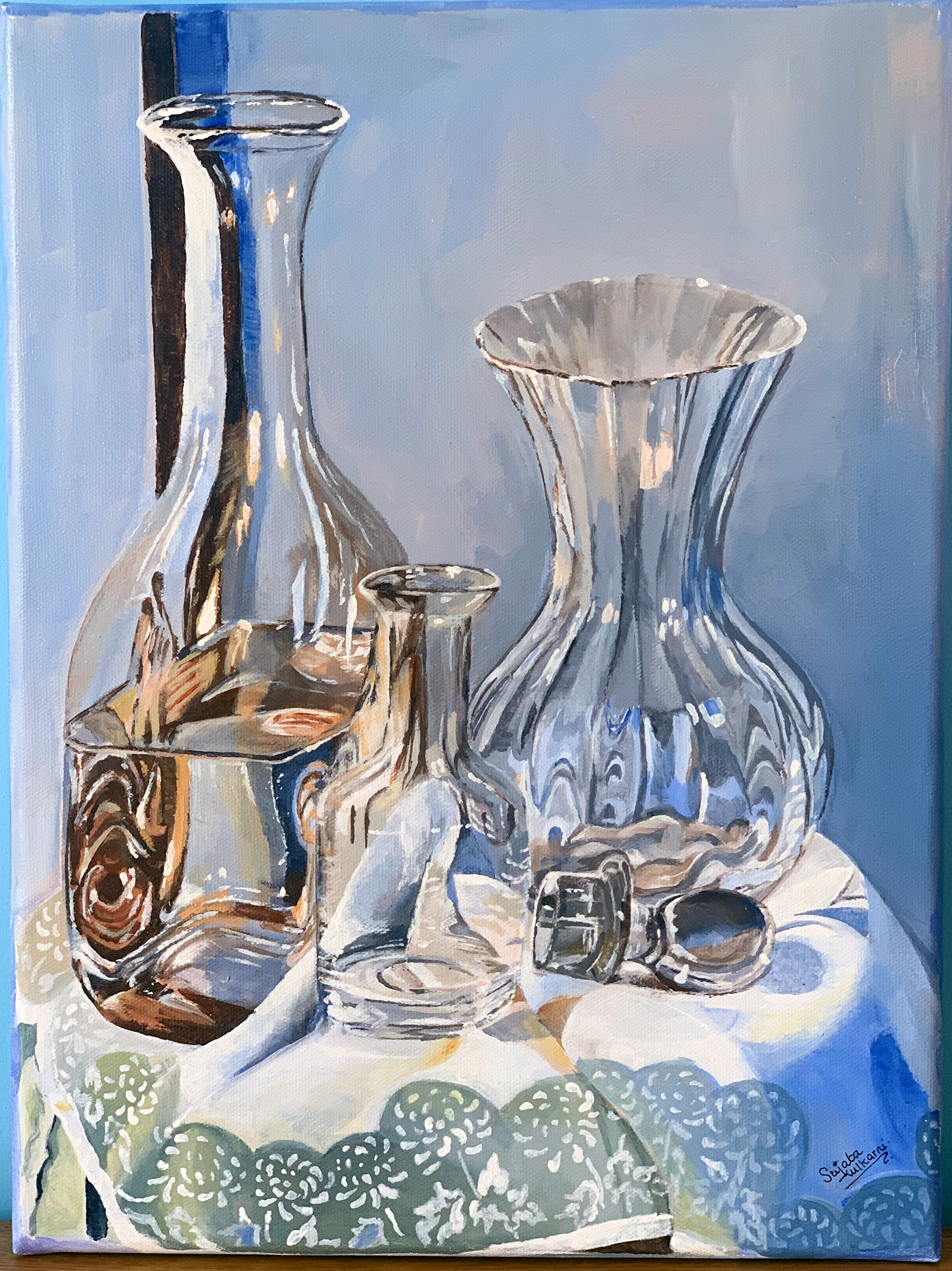 A TABLE ON THE EVE  (£350.00)