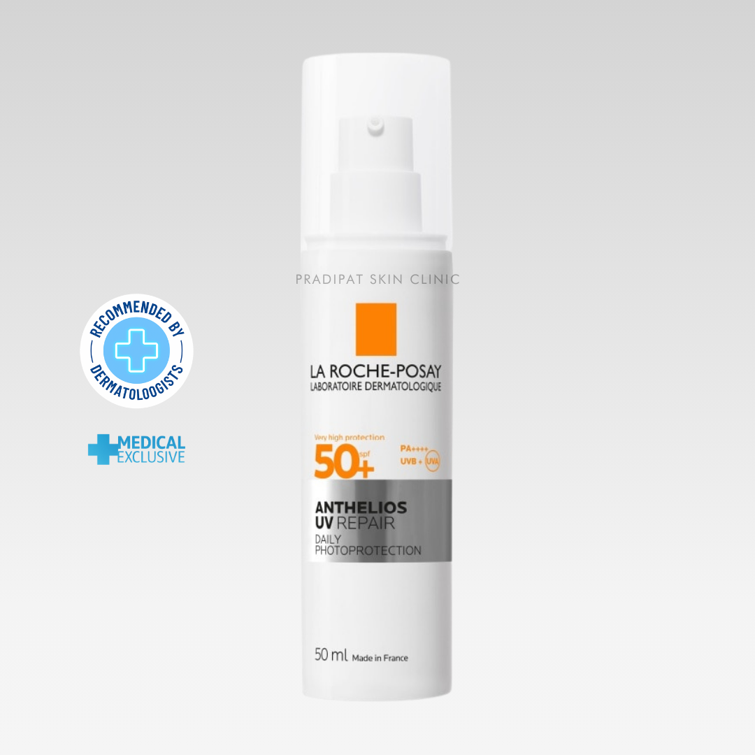 La Roche-Posay ANTHELIOS UV Repair กันแดดเพื่อผิวแพ้ง่าย ปกป้องสูงสุด เนื้อบางเบาพิเศษ SPF 50+ PA++++ (SPF 66) (สูตรเฉพาะโรงพยาบาลและคลินิก)