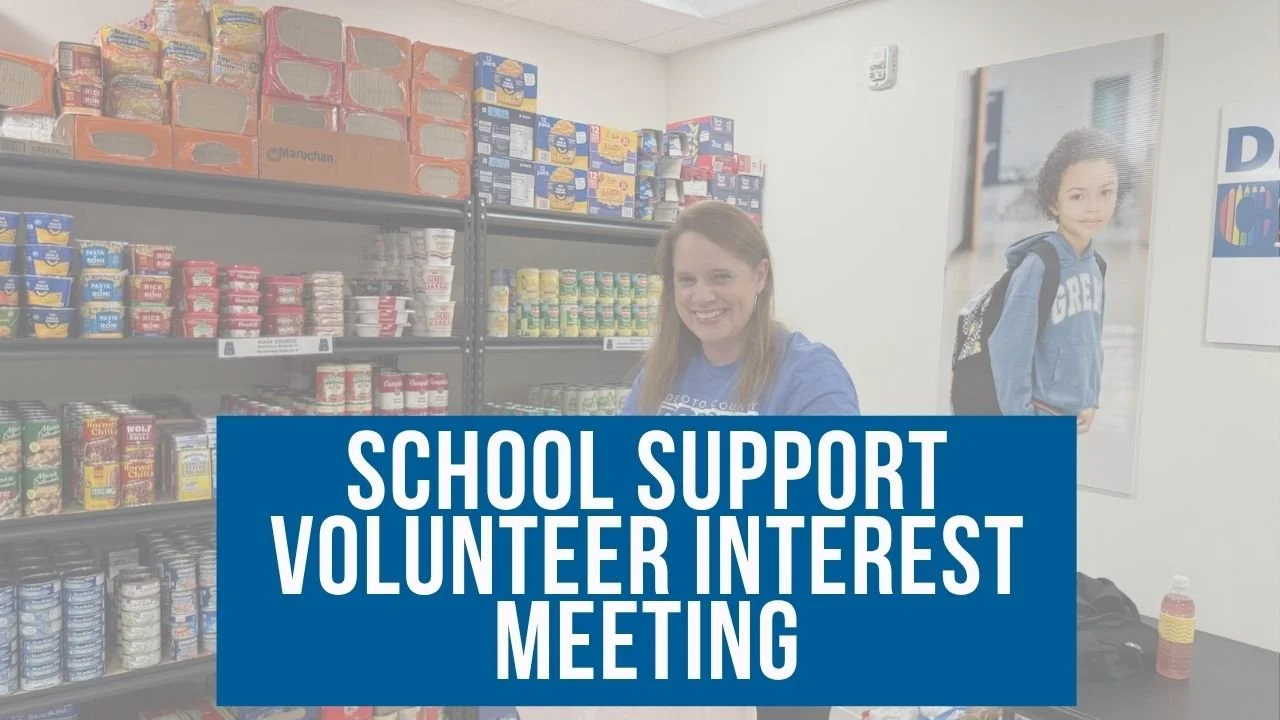 School Support Volunteer Interest Meeting
