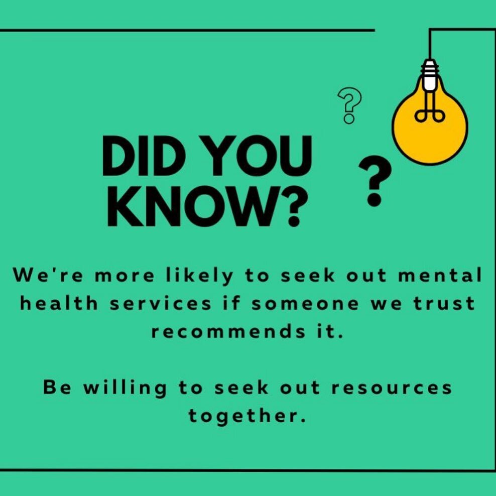 Be willing to seek out resources and ask others. Our website has downloadable resources available too. Link in bio. #MentalHealthMatters #EastonCT