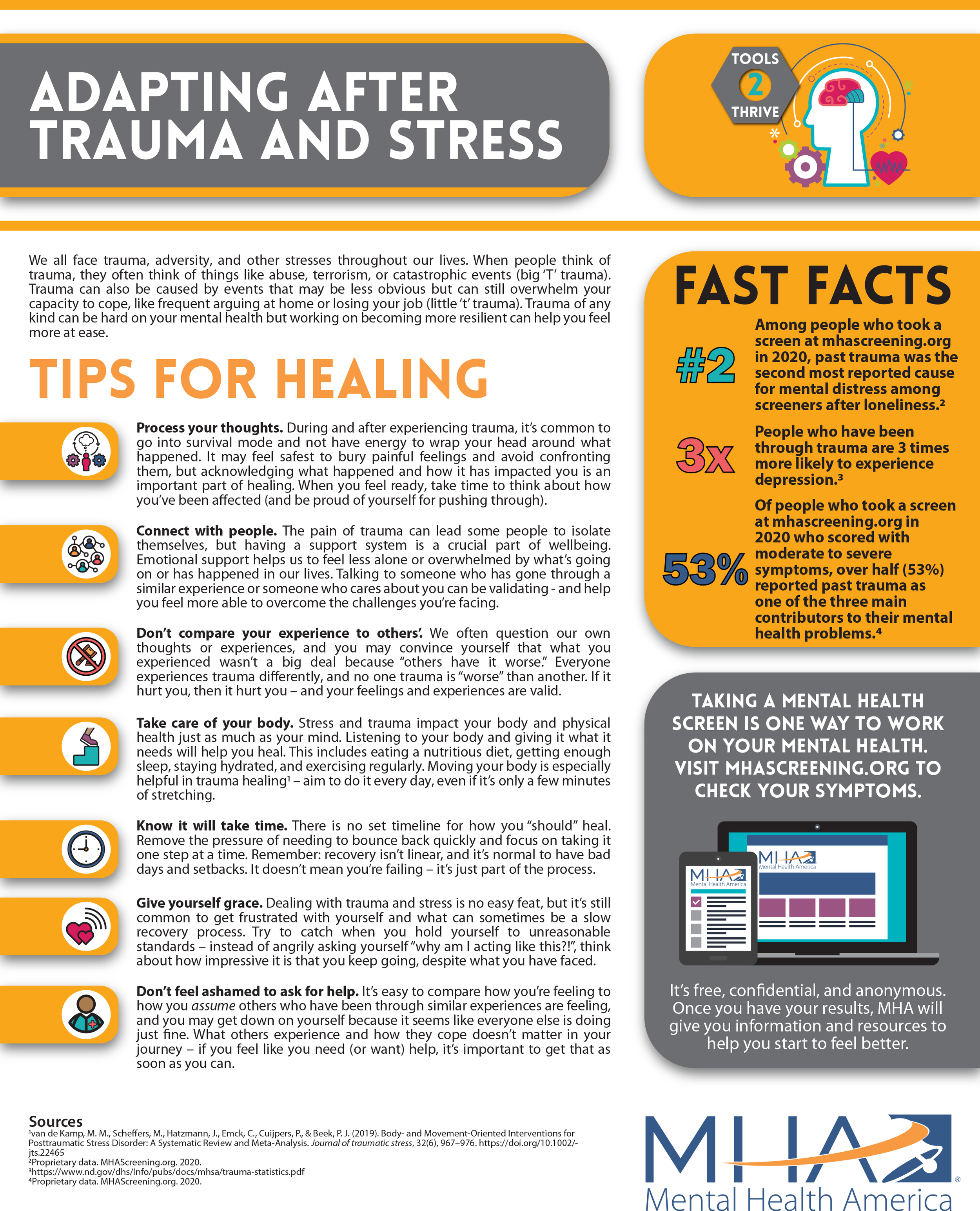 Adapting After Trauma & Stress