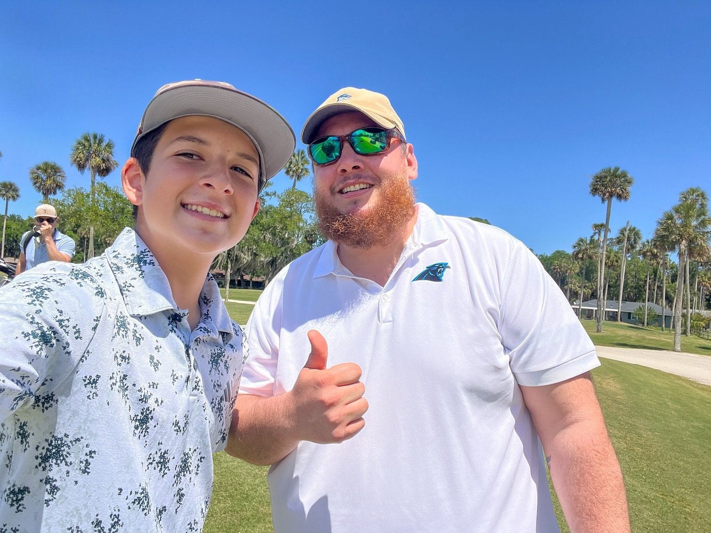 Hey @lukecombs, if you ever wanna play another round, remember we&rsquo;re only One Number Away 😏⛳

Crush it this weekend at @everbankstadium!