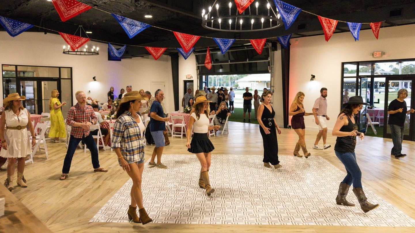 IRON BRIDGE 2024: HOEDOWN! 🤠🐴⁣
⁣
As our golfers played their first two rounds out on the course, we were busy transforming The Greenhouse into a Western Saloon&hellip;⁣
⁣
For our HOEDOWN! 🌵 It was SUCH a fun time with our golfers and their familie