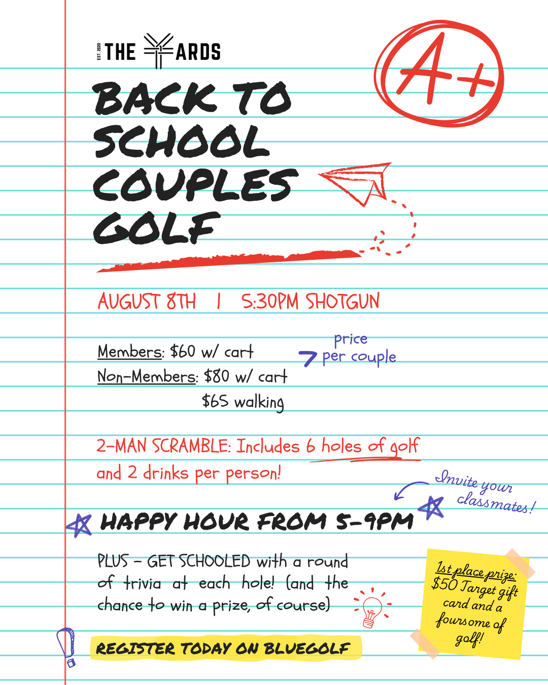 Back to School Couples Golf