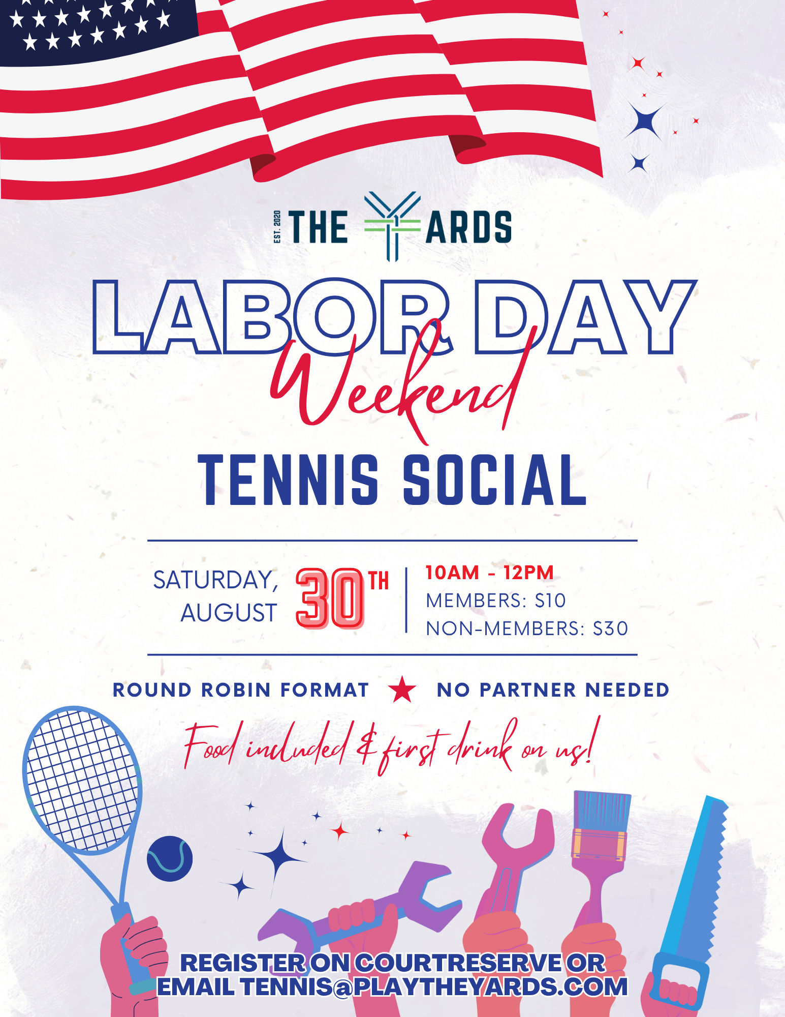 Labor Day Weekend Tennis Social