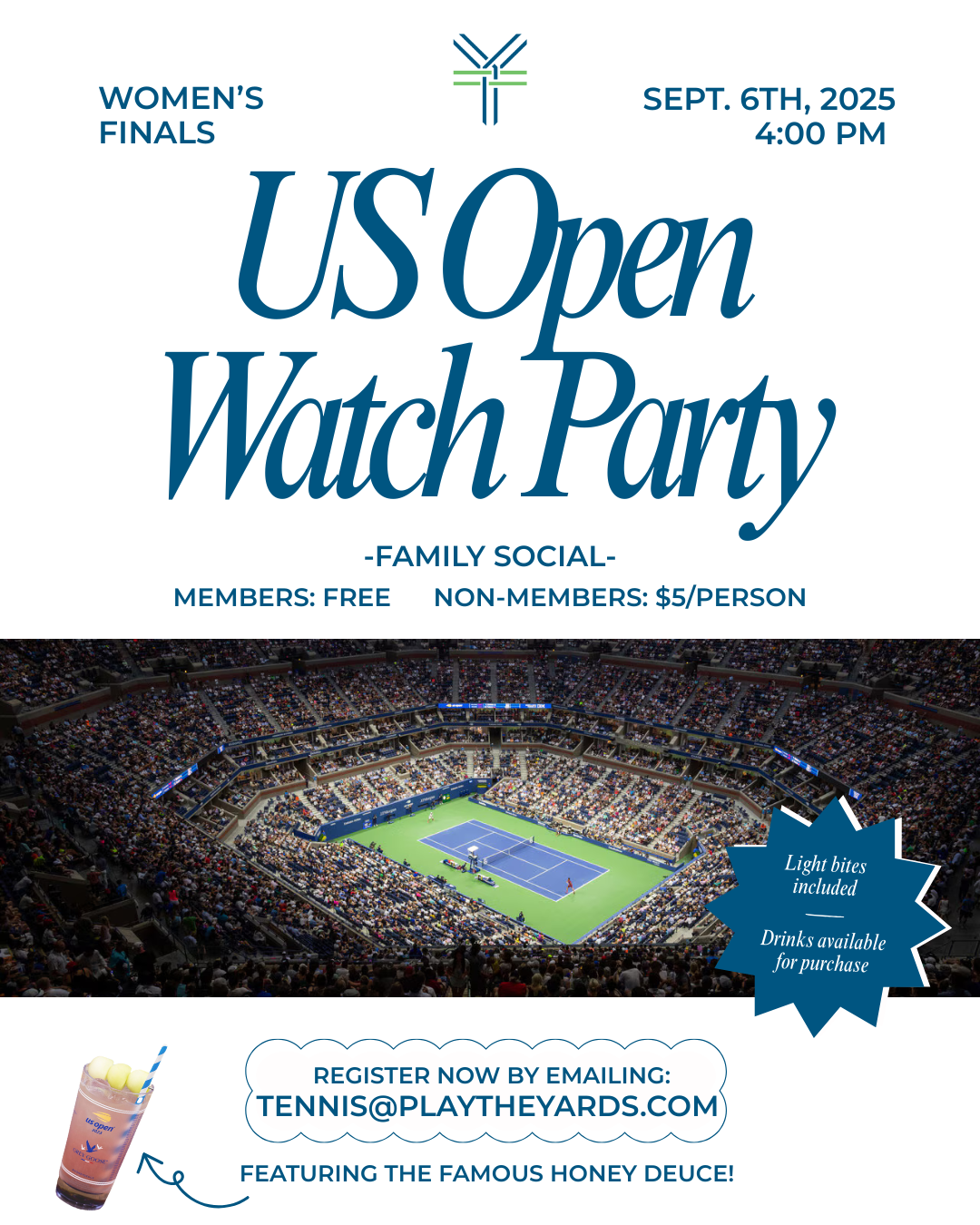 US Open Watch Party (Family Social)
