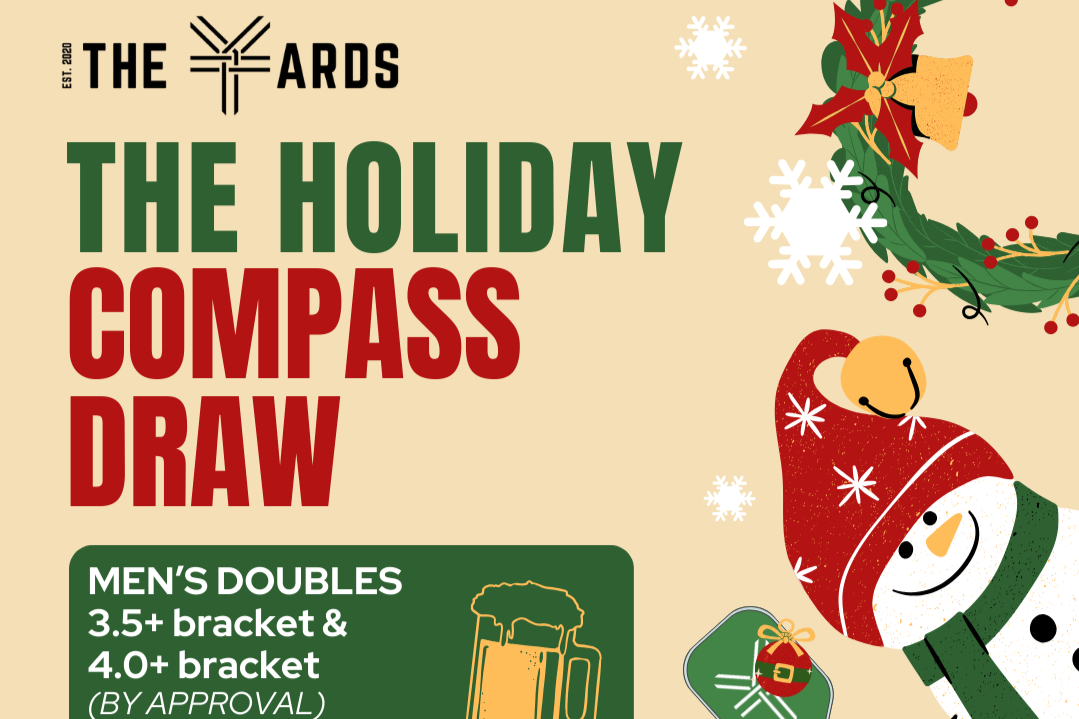 Holiday Compass Draw 3.5+ / 4.0+ Men's (PICKLEBALL)