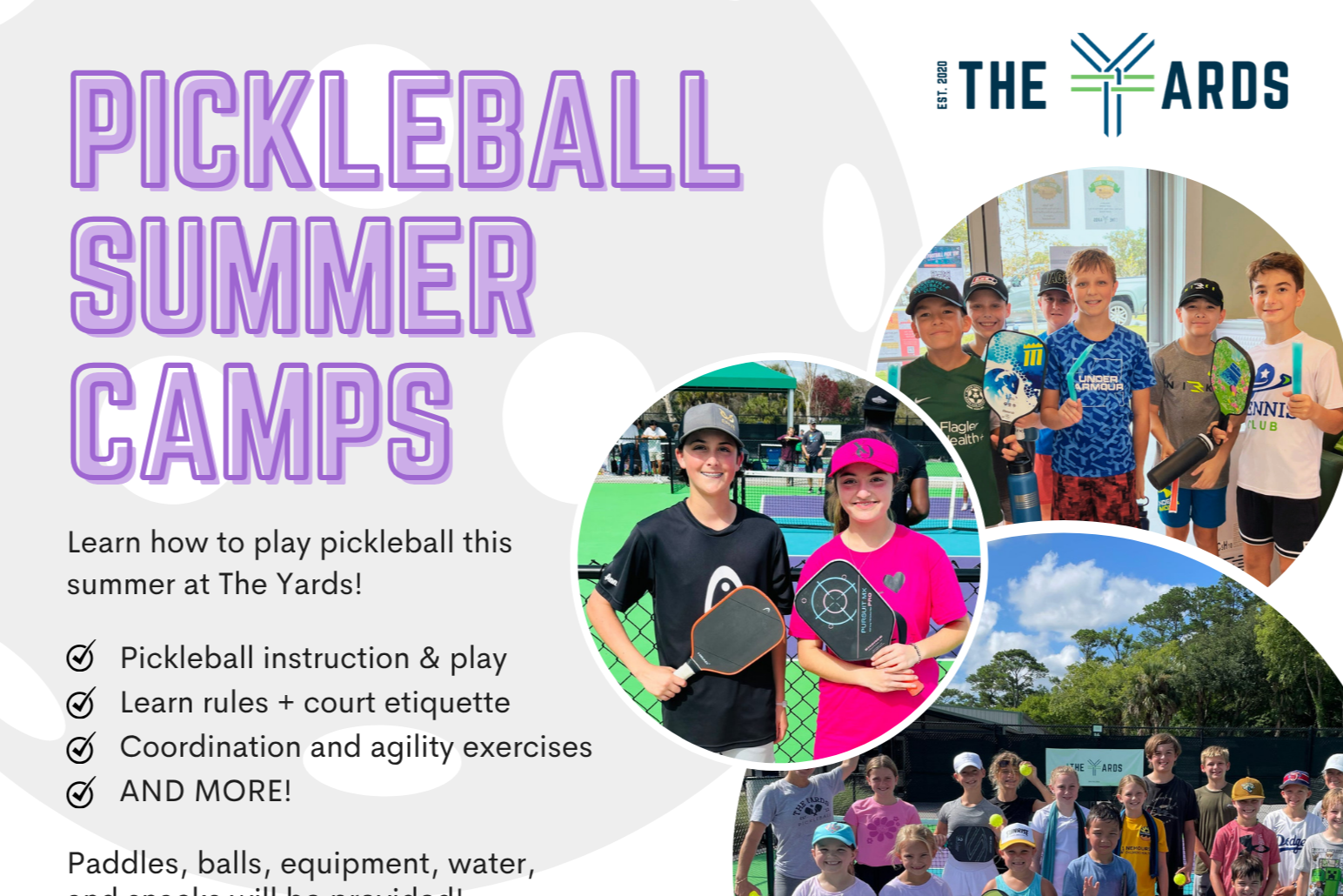 Kid's Pickleball Summer Camps