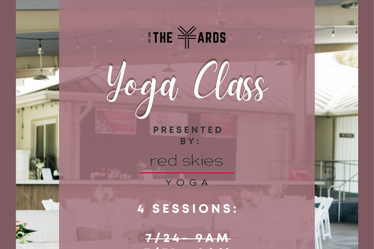 Yoga by Red Skies